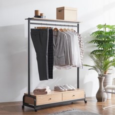 살림살림 틈새 행거 조립식 코너 일자행거 드레스룸 옷걸이 조립형 옷장, 화이트