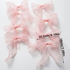 12-120개 핑크 리본 가랜드 걸이 펜던트 리본 배너 소녀 공주 생일 파티 장식 웨딩 사진 배경 장식, 01 핑크, 01 12PCS
