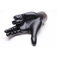 【Antartidee】義大利設計樹脂左手中指掛勾 - 獨特創意衣帽架牆面裝飾, 黑色