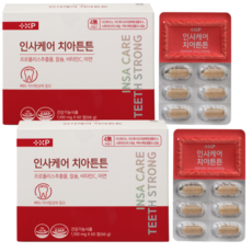 인사 케어 이가 탄탄함을 원하는 분 정품 치아 건강에 도움을 줄 수 있는 식약청 인증 제품, 2박스, 30정