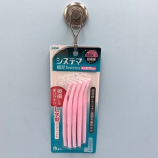 LION 獅王 細潔深潔牙間刷 SSS 8入 / 固齒佳馬卡龍牙線 40m, 1個, 深潔牙間刷SSS 8入 (顏色隨機出貨)