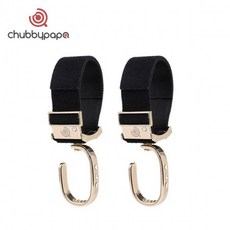 chubbypapa 유모차 핸들 메탈 큐빅 다용도 멀티후크, N_010(2개입), 골드, 골드, 1개