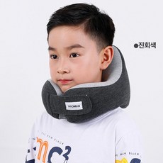 데이희 유아용목베개 유아용목배게 아기목베개, 진회색와 A