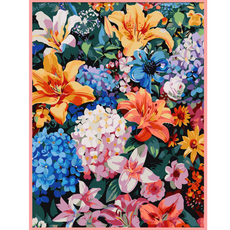 온메이드 DIY 명화그리기 그림그리기 세트 MD-220, 1개, 65 수국화