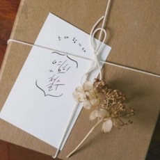 솔마켓 디어 캘리그라퍼 손글씨엽서 캘리그라피엽서 프로포즈편지지 엽서카드