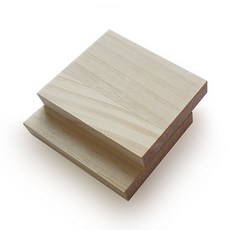 (아이존아이앤디) EZ 모니터암 원목 보조 받침대 (2pcs), 1개