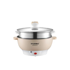 만능 전기냄비 2단 멀티 찜기 만능 쿠커 그릴 냄비, 24cm  전기솥+찜통