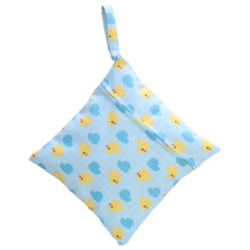 天使網購 嬰兒防水尿布袋 防潑水收納包 尿布收納 媽媽包, 吊帶-小鴨