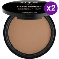 닉스 매트 브론저 미디움 NYX Matte Bronzer 9.5g 2개, 05 라이트 - Light