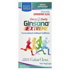 BodyGold Ginsana® Extreme 105 VegCaps, 1개, 105정