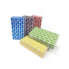 화인아트 종이벽돌블럭 미니 50pcs/국내생산, 1개, 상세페이지 참조