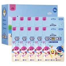 24년 핑크퐁 아기상어 썸머향패치 18매입 10개, 혼합색상