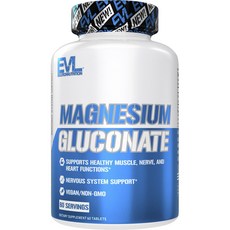 EVLUTIONNUTRITION 葡萄糖酸鎂片, 1個, 60入