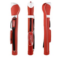 클럽 완전보호 골프채 싱글 하드케이스 파크골프용 효도선물 부모님, 레드