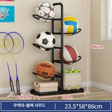 축구공 정리대 거치대, 1개, 프레임미포함 86cm 6단 5개
