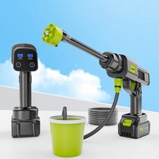 Shipshape 가정용 다기능 휴대용 고압세척기 무선 세차기 15000mAH, 블랙
