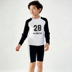 아동 래쉬가드 상의+워터레깅스+수모 세트 DH25-7 수영복