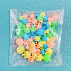 蘑菇釘益智玩具拼圖板, 單買大釘中釘約56粒, 1套, 56個