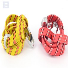 컬러 납작 고리줄바 1.7M 묶음줄