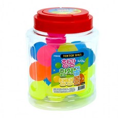플유 형광 얌체공 탱탱볼 한통 20개입 통통볼 미니 공놀이, 1개, 상세페이지 참조
