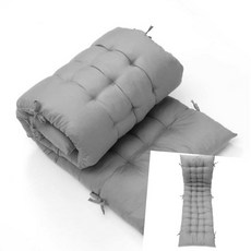 포근한잡화점 48x160cm 그레이 리클라이너 쿠션방석 흔들의자커버 흔들의자 패드, one