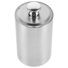 스테인리스 스틸 플라스크 500ml 휴대용 누수 방지 디자인 야외 여행 캠핑 커피 보관 힙 남성용 음료수병, 01 500ml, 04 black