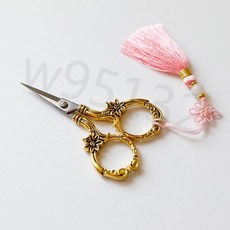龍鳳珠寶剪（黑金）, 1個, 雛菊金色+【送流蘇】