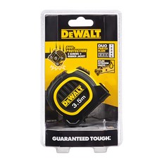디월트공식대리점 DWHT36159 3.5M 듀오 프리미엄 줄자 자켓 양면 휴대용 컴팩트줄자 3.5M X 16mm, 1개