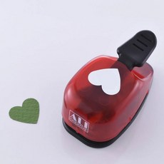 우표펀치 펀칭기 원형 중형 종이 페스티벌 눈송이 우표틀, 1개, 중형 중형 하트