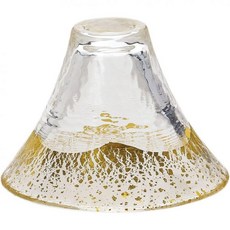 東洋佐々木ガラス토요 사사키 유리 냉주 블루 1.2플로즈35ml 럭키컵 후지산 메이드 인 재팬 WA516, Clear, Fuji Cold Sake Cup, 1개