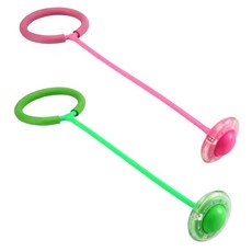 위시월드 LED 발목 줄넘기 KC인증, 핑크, 2개, 그린