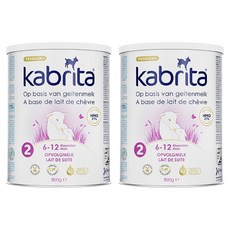 카브리타 프리미엄+ 산양 분유 2단계, 2개, 800g