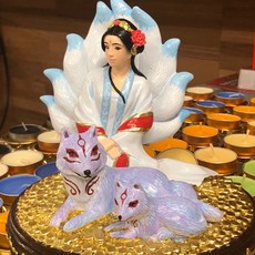 阿贊威帝 狐仙供奉尊 招財撫媚九尾 魅力 桃花 泰國聖物, 1個