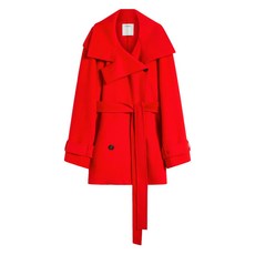 스포트막스 벨트 칼라 코트