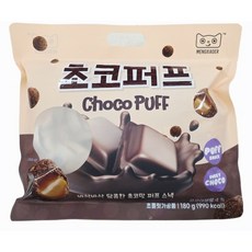 바삭한 초코 퍼프 스낵, 180g, 2개