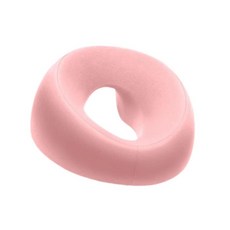 GHSHOP 마사지샵 경락 통기성 얼굴 도넛 쿠션 안면보호 엎드려 자는 베개 쿠션 엎드려베개 안면쿠션, 분홍색, 1개