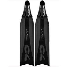 義大利 C4 Umberto Pelizzari 塑膠長蛙鞋 UP蛙鞋 - 提升潛水效率，自由潛水/水肺潛水適用, 46/47-HD-350鞋套, Black