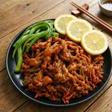 레몬무뼈닭발 레몬닭발 500g 냉채무침 궁채 술안주 캠핑음식, 1개