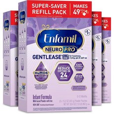 Enfamil 엔파밀 뉴로프로 젠틀리스 베이비 파우더 862g 4팩