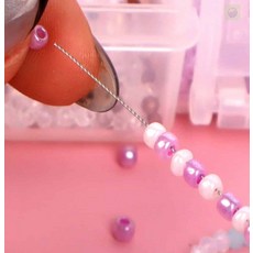 헬로라일락 비즈바늘 0.4mm 배바늘