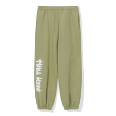[국내 매장품] BEENTRILL 드리피 기모 조거 스웻 팬츠(올리브) 166715