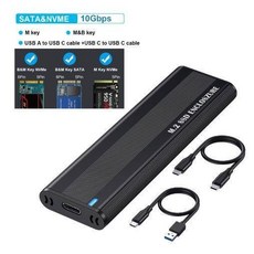 YoYo 3C M.2 SSD 雙協議NGFF/NVMe硬碟外接盒 免工具 RTL9210B, 1個