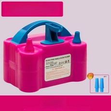 도랑가게 풍선바람넣는기계 기계 공기 공기주입기, 1개, 업그레이드 표준 버전 매듭기 포함 이중층