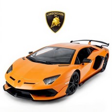 람보르기니 SC63 스피드 레이싱카 알씨 무선조종, 공식 표준, AVENTADORSVJ 오렌지 (1/14)