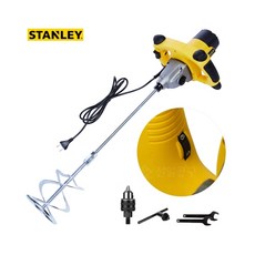 스탠리 유선 믹서드릴 전기믹서 SDR1400 시멘트 페인트 교반기, 1