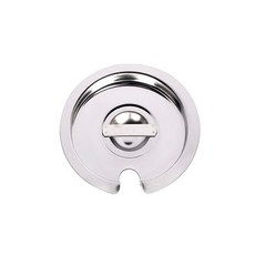 BMP 3호 노칭 스텐뚜껑 원형 스텐통 소스 뼈통 보관 뚜껑, 1개