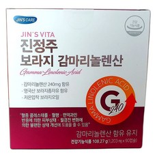 진정주 감마리놀렌산 3통 건강한 삶을 위한 영양제 90캡슐 3개, 90정