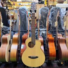 aNueNue 彩虹人 aNN M15 羽毛鳥 36吋 雲杉面單板 旅行吉他, 1個, 原聲款