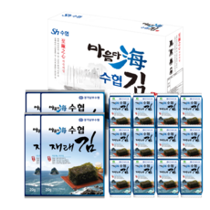 경기수협 마음다해김(대) 조미 재래 전장김 15g(4)+ 도시락김 3.5g(12) 선물세트, 1개