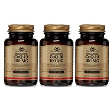 SOLGAR Megasorb輔酶Q10軟膠囊 100mg, 60顆, 3罐